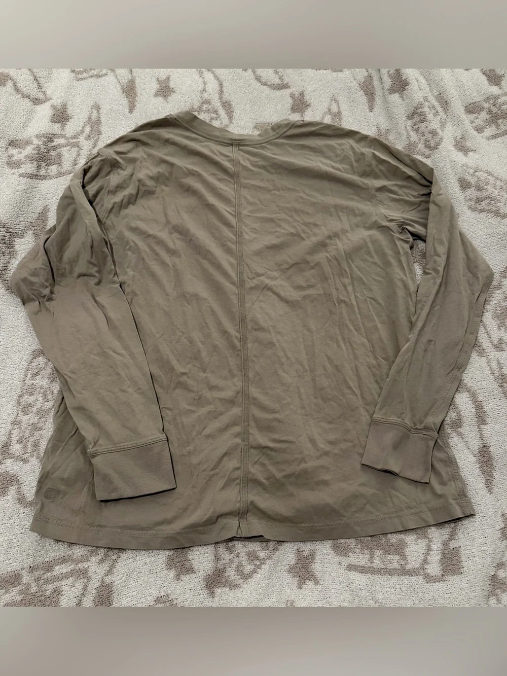 Lululemon All Yours Long-Sleeve Shirt Riverstone Size 6
